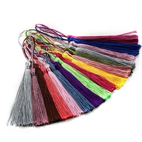 30pcs/lot 70mm Silk Tassel Hanging rope Fringe Pendant For DIY Key Chain Earrings Necklaces Jewelry Making Accessories Supplies ► Photo 1/6