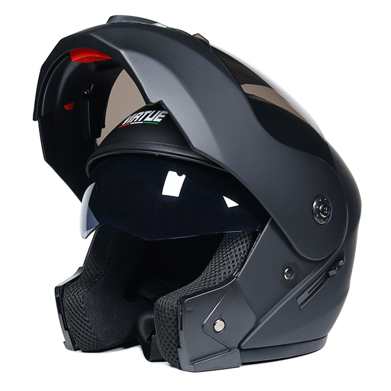 Full Face Motorcycle Helmet Dual Lens Racing Casco Casque Motorbike Helmet DOT 