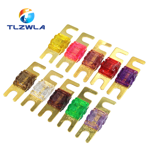 ANL Gold Plated Stud Car Fuses Mini Car Stereo Audio AFS Fuse 20A 30A 40A 50A 60A 70A 80A 100A 125A 150A 175A 200A ► Photo 1/6