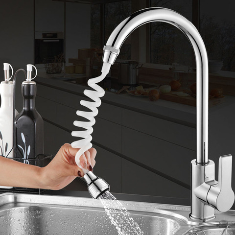 Long Hose Faucet Extender Nozzle Flexible Water Saving Tap Adapter Sink Spray Bubbler Sprinkler Bath Shower ► Photo 1/6