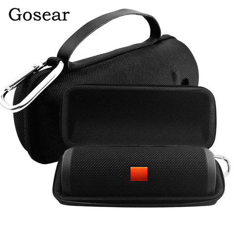 Gosear Portable Waterproof EVA Hard Shell Bluetooth Speaker Protector Storage Case Bag Pouch with Carabiner for JBL Flip 3 Flip3 ► Photo 1/6