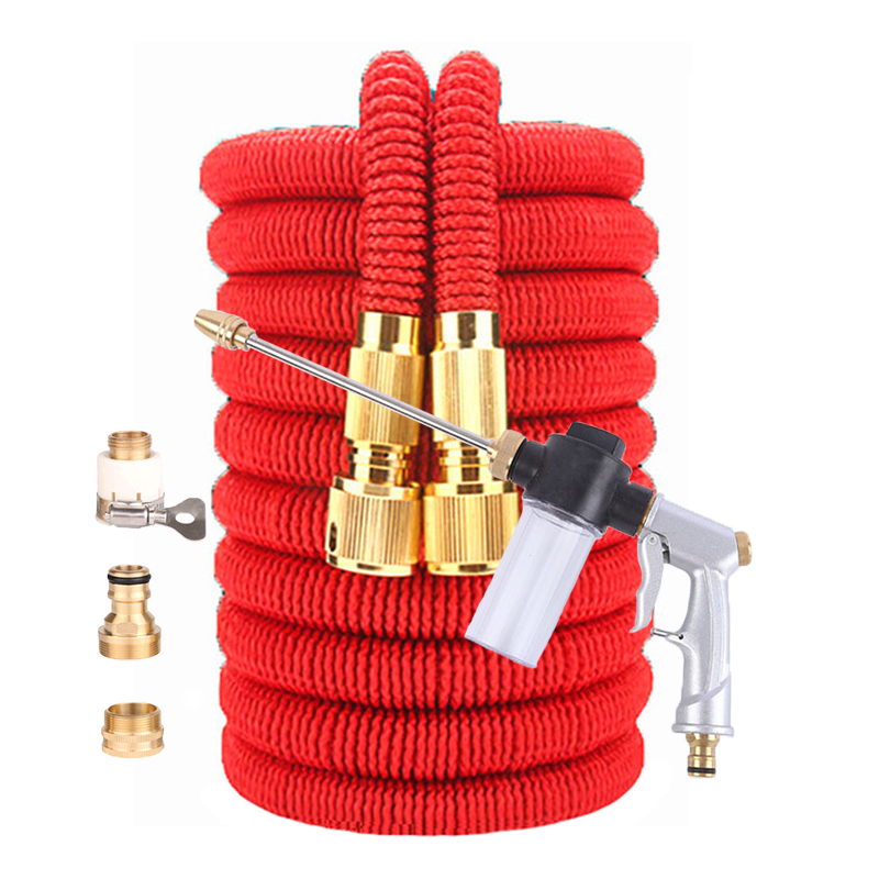 Retractable hose extensible Garden hose shrinks flexibele tuinslang