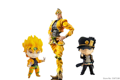 NEW 10cm Anime JOJOs Bizarre Adventure Kujo Jotaro Q Version 985# PVC Action figure Model toys doll Christmas gift for kids ► Photo 1/6