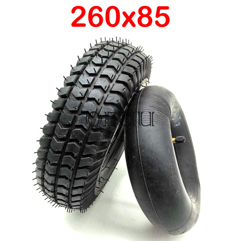 260x85 Tire for Scooter tyre, ATV and Go Kart Tire and Tube Motor Tire,Inner Tube 3.00-4(10