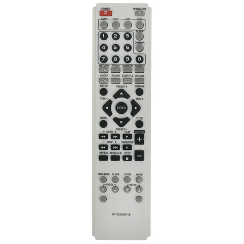 New 6710CDAK11B Remote control for LG Home Theater LH-T2665X LH-T3605X LH-T3635X LH-T3529X LH-T3600X LHS-36SCS XH-T3029S ► Photo 1/1