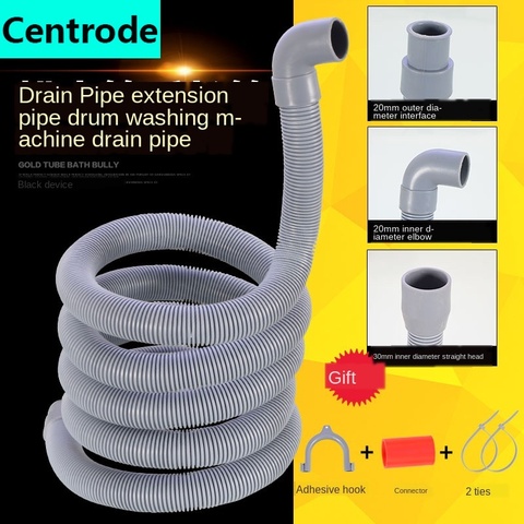 Plumbing Hoses washing machine drain pipe lengthened extension interface 1.5 / 2/3/4 meters sewage pipe outlet hose ► Photo 1/5