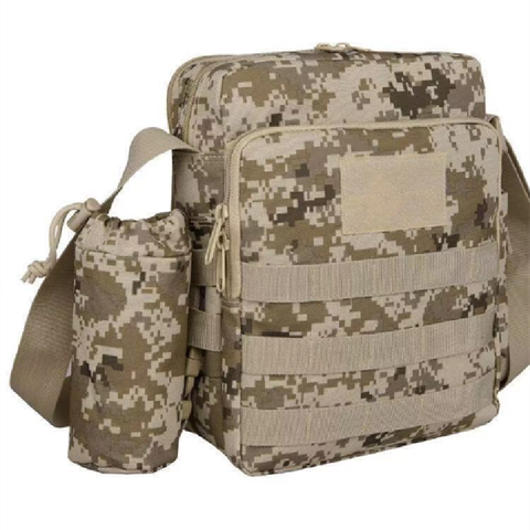 Agnicy Tactical Backpack Outdoor Military Camouflage Field Shoulder Messenger Bag Oxford Cloth Anti-water Bottle Bag ► Photo 1/6