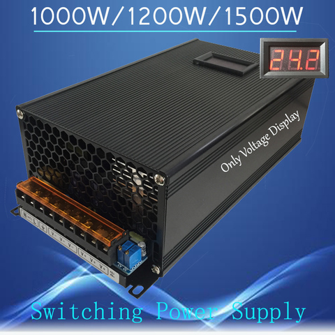 Switching Power Supply DC 1000W 1200W 1500W 24V 36V 48V 55V 60V 120V Charger LED CCTV Voltage Adjustable SMPS Industry Motor ► Photo 1/5