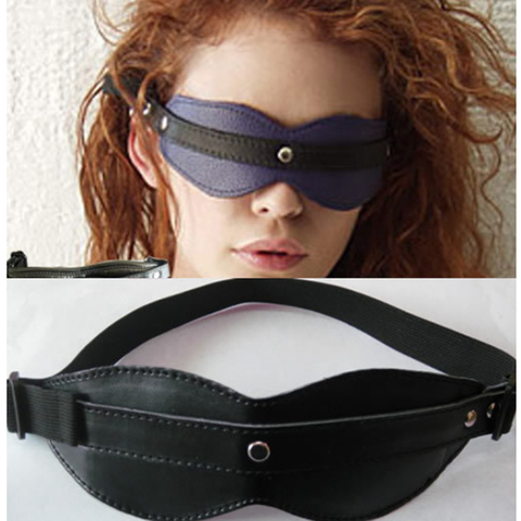 Closed Eyes Adult Blindfold BDSM Sex SM Eye Mask Female Lesbian Gay Man Flirt Sadomasochism Tool Costumes Erotic Slave Sex Toys ► Photo 1/6