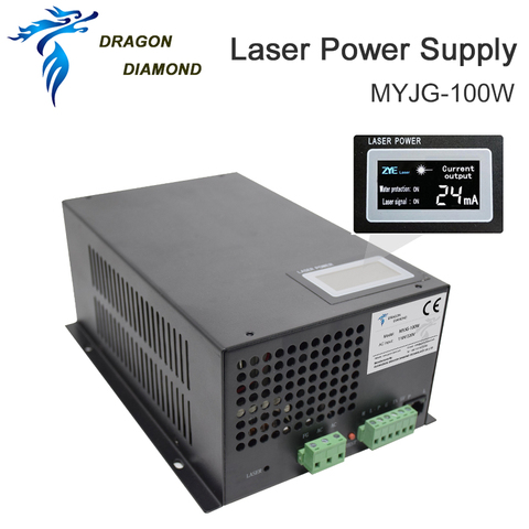 DRAGON DIAMOND 80-100W CO2 Laser Power Supply Laser Engraver For CO2 Laser Engraving Cutting Machine ► Photo 1/6