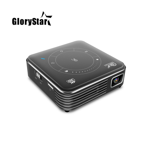 GloryStar P11 Smart Pocket Mobile 3D Mini Projector,Support Miracast Airplay Wifi Home Video Projector Beamer Android 9.0 4K ► Photo 1/6