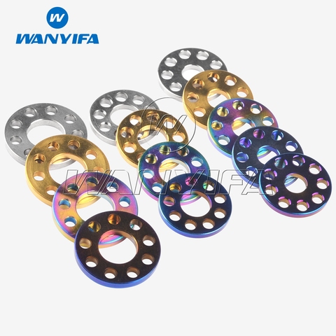 Wanyifa Titanium Washer M6 M8 M10 Spacer Nine Hole Gaskets for Motorcycle Car ► Photo 1/6