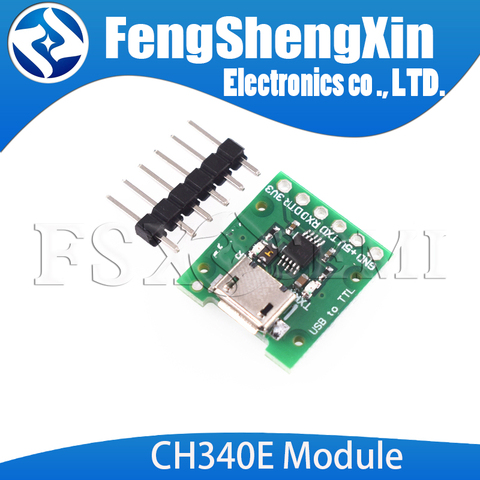 CH340E MSOP10 USB to TTL Module Pro mini downloader ► Photo 1/1