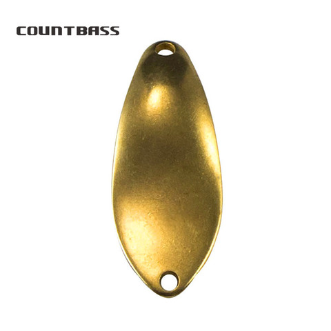 50pcs Brass Micro Salmon Fishing Spoon Blanks SP008  2.8g ( 7/64oz) , Bass Pike Lure Baits ► Photo 1/6