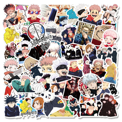 10/30/50/100PCS Japanese Anime Jujutsu Kaisen Graffiti Stickers For Laptop Notebook Skateboard Computer Luggage Decal Sticker ► Photo 1/6