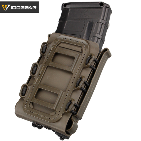 IDOGEAR Tactical 5.56mm 7.62mm Magazine PouchesSoft Shell Rifle Mag Carrier  G Code Military Airsoft Holster Fastmag ► Photo 1/6
