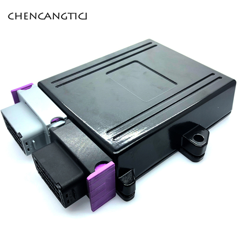 1 kit 2 hole 24pin black aluminum car lpg ecu controller case enclosure with connectors ► Photo 1/1