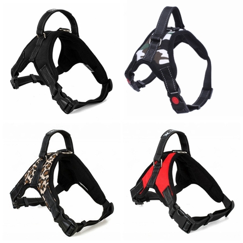 XS-XL Breathable Durable Dog Pet Harness Collar Leash Set Puppy Cats Vest Harness Collars Chihuahua Bulldog Cat Collars Products ► Photo 1/6