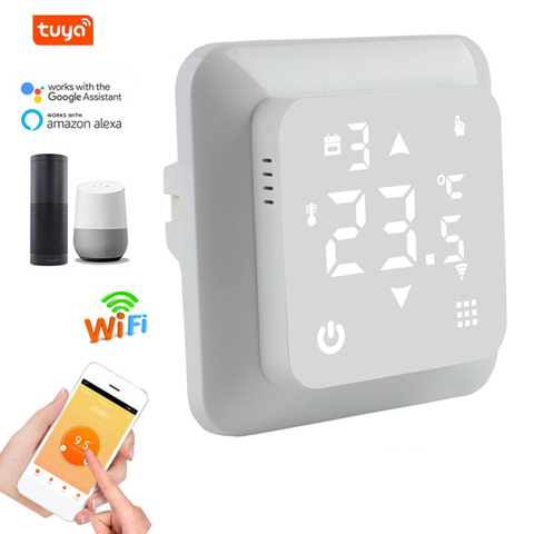 WiFi Thermostat Underfloor Electric Heating Wall Infrared Heating Panel 100-240V Temperature Remote Control Tuya Google Alexa ► Photo 1/6