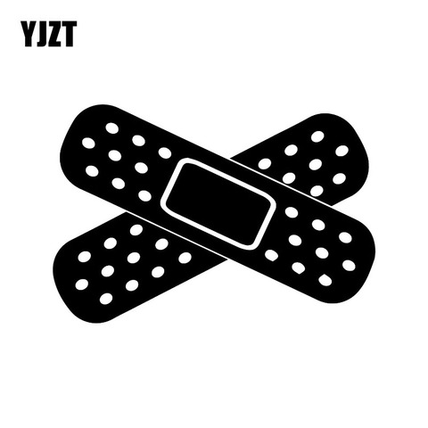 YJZT 16.5X11.2CM Band Aid Car Bumpers Window Vinyl Decal Funny Creative Stickers C25-0931 ► Photo 1/6