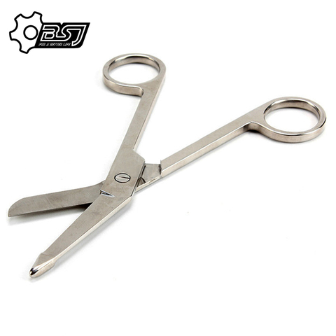 Stainless Steel Bandage Scissors 18cm Nursing Scissors for Medical Home Use ► Photo 1/6