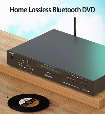 KYYSLB 15W 110V-240V Home Slot-in DVD Player Vcd Dual High-definition Video Disc Player Evd Children Cd Disc Full Disc Player ► Photo 1/6