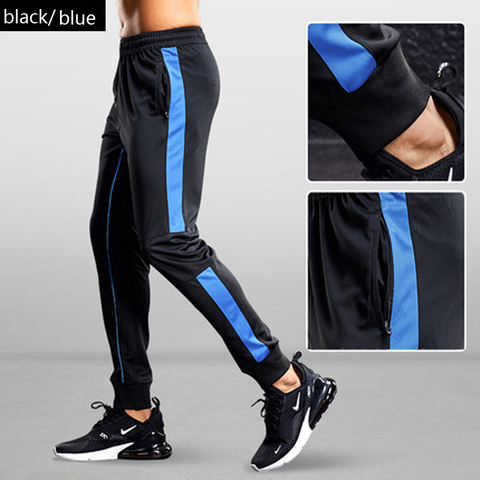 Sweatpants Men Running Pants With Zipper Pockets Training and Jogging Men Pants Soccer Pants Fitness Pants Sportwear For Men ► Photo 1/6