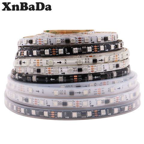 WS2811B Led Strip 5050 RGB Addressable Led Pixel Strip Light Full Colors Ribbon Flexible Digital Led Tape 1 Ic Control 3 DC12V ► Photo 1/6