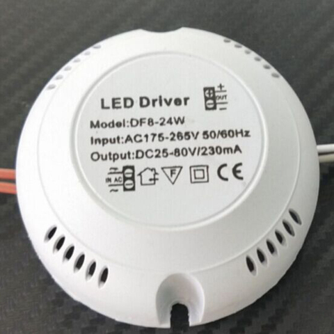 1 pc 24W 36w LED Driver,ceiling Driver,220v Round Driver Lighting Transform For LED Downlights, Lights ► Photo 1/6