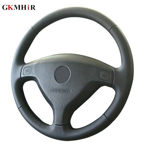 Black Artificial Leather Car Steering Wheel Cover for Opel Zafira A 1999-2005 Buick Sail Opel Astra G H 1998-2007 Wheel Cover ► Photo 1/6