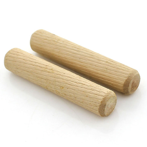 High-quality Dutch wooden stick home connector round wooden plug twill wooden pin furniture connector M6M8M10M12 50pcs ► Photo 1/4