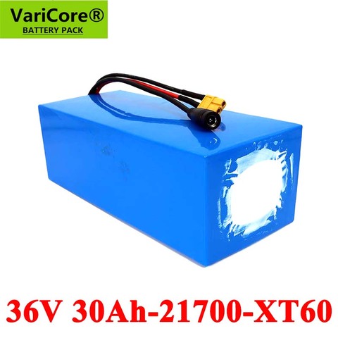 VariCore 36V 30Ah 21700 10S6P electric motorcycle tricycle bike batteria 42V 30A E scooter battery wtih BMS Protection 500W 800W ► Photo 1/6