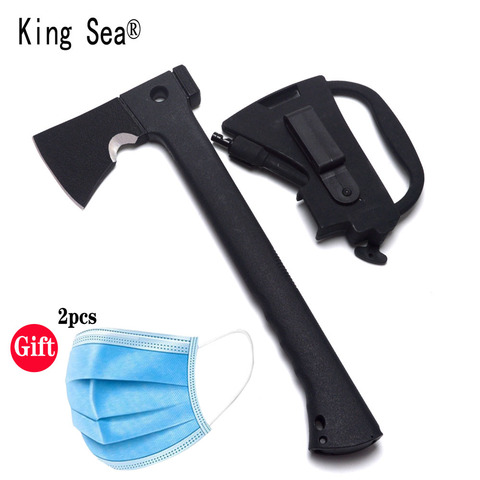 King Sea  Survival Tomahawk Axes  Multifunction Camping Hand Fire Axe Outdoor Ax With Plascti Sleeve ► Photo 1/6