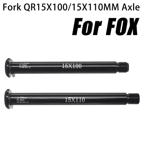 MTB fork QR15x100 QR15X110MM Thru Axle Lever Accessories for FOX SC 32 34 36 Series front 50g ► Photo 1/6
