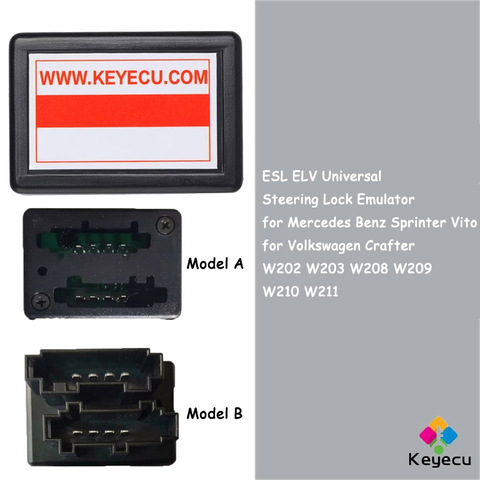 KEYECU ESL ELV Universal Steering Lock Emulator for Mercedes Benz Sprinter Vito W202 W203 W208 W209 W210 W211 for VW Crafter ► Photo 1/5