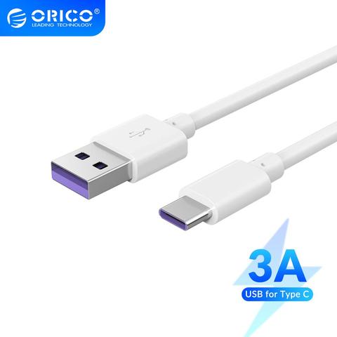 ORICO 3A USB Type C Cable Fast Charging Cable for Huawei P30 Mate 20 Pro Xiaomi Mi 9 HTC for Macbook LG G5 Mobile Phone Charger ► Photo 1/6