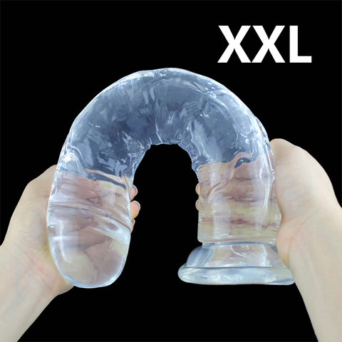 7/8/9/12 Inch Crystal Realistic Dildos for Women Masturbation Vibrators Sucker Dildo Pussy Anal Lesbian Audlt Sex Toys ► Photo 1/6