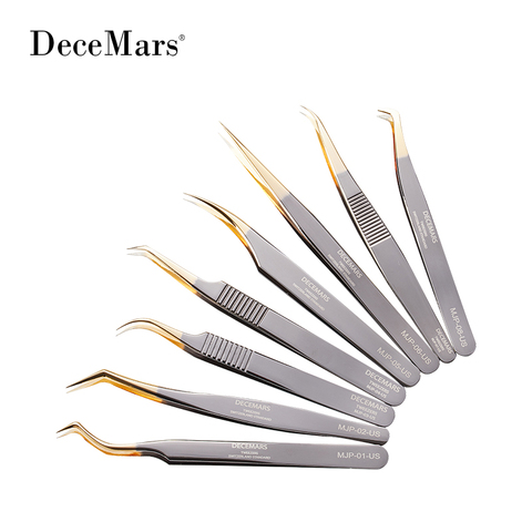 DeceMars Eyelash Extensions Tweezers For Lash Artists ► Photo 1/6