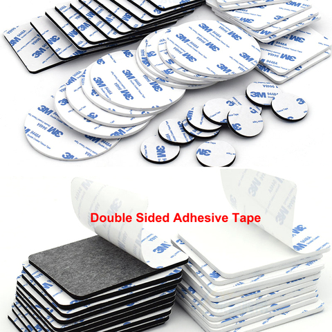 100pcs Strong 3M Double Sided Adhesive Foam Tape Mounting Fixing Pad Self Adhesive Two Sides Mounting Sticky Tape Free Shipping ► Photo 1/6
