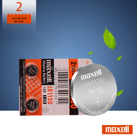 Maxell LR1130 (189) Alkaline Button Cell Battery, 1 battery