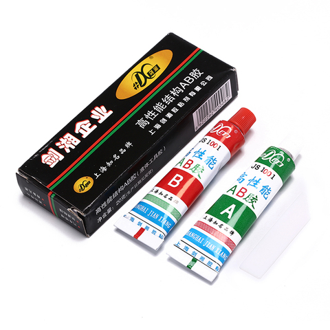 2pcs Super AB Glue Strong Cyanoacrylate Liquid Epoxy Resin Leather Rubber Epoxy Adhesive Metal Glass Wood Stationery Store Kit ► Photo 1/6