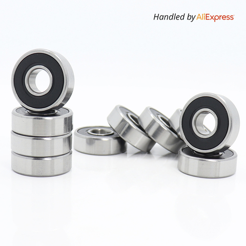 608RS Bearing 8*22*7 mm ( 10 PCS ) ABEC-5 Skateboard Scooter 608 2RS Ball Bearing Miniature Skate Roller 608-2RS 608 RS Bearings ► Photo 1/6