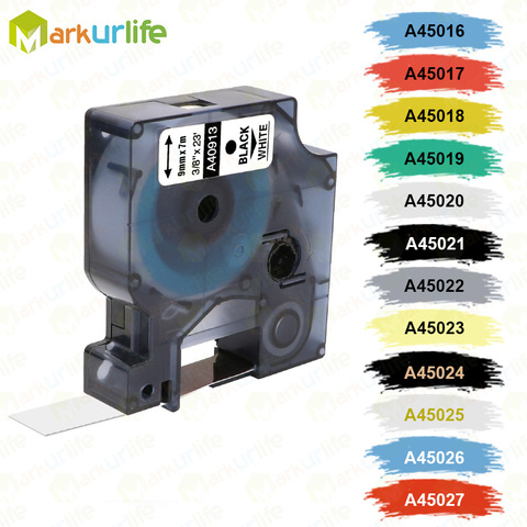 1PC 45013 45010  Labeling Tape D1 45013 Cartridge Compatible for Dymo LabelManager Writer Maker 280 160 260P 45010 45018 40913 ► Photo 1/6