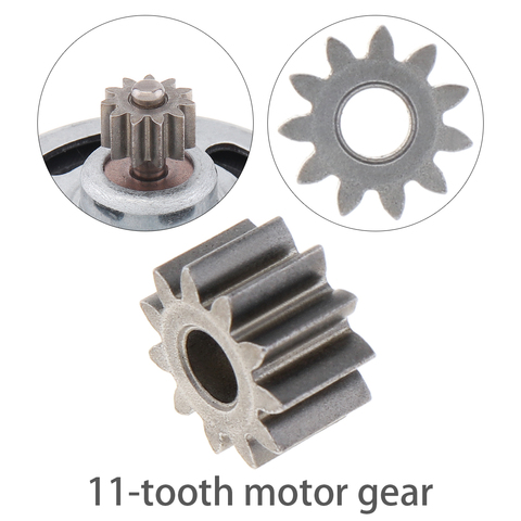 1 Mod 11 Teeth Replaceable Motor Gears for RS550 10.8V / 12V / 14.4V / 16.8V / 18V / 21V DC Motor ► Photo 1/6