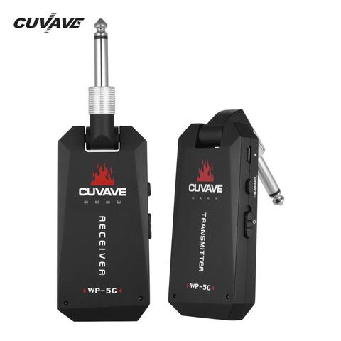 CUVAVE WP-5G Wireless 5.8GHz Guitar System Rechargeable Audio Transmitter for Electric Guitars Amplifier for guitar accessories ► Photo 1/6