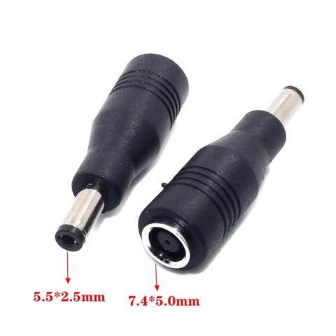 DC 7.4x5.0mm Female to 5.5x2.5mm Power Adapter Plug Converter Laptop Charger Connector Jack for Asus Toshiba Notebook Adapter ► Photo 1/6