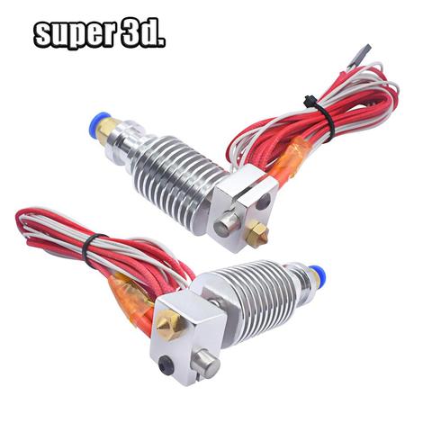 3D Printer V5 J-head Hotend for 1.75mm or 3mm Bowden Extruder long distance 0.4mm Nozzle 12v/24v Built-in teflon throat for E3D ► Photo 1/6