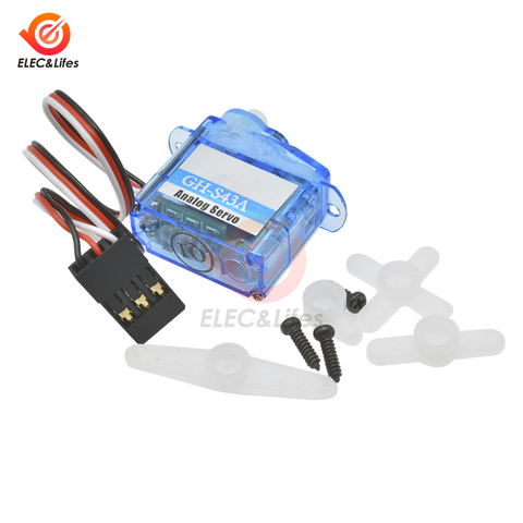 Mini GH 3.7g/4.3g Micro Analog Servo GH-S37A For Car toys RC Airplane Helicopter Flight Control servo gear set ► Photo 1/6