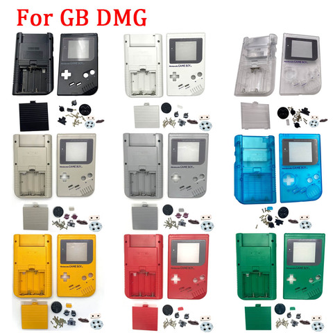 High Quality Classic Housing Shell Case For Gameboy GB Class Game Console Shell for GB GBO DMG With Buttons and Conductive pads ► Photo 1/6