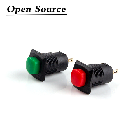 10 Pcs/lot DS-425 DS-426 Self-locking 2 Pin 250V 1.5A Push Button Switch Tactile Tact Switch Direct Patch Metal Interruptor M12 ► Photo 1/6